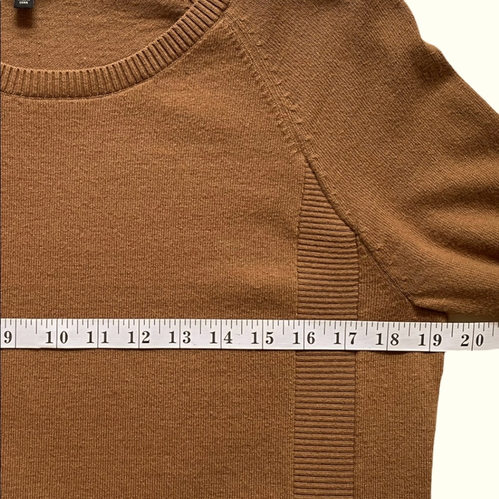 Talbots classy, brown sweater. Size LP. - Picture 7 of 7